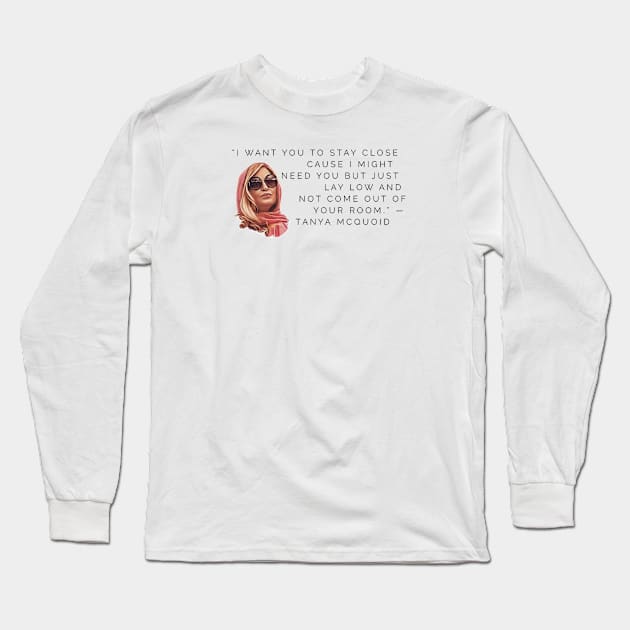 Tanya McQuoid White Lotus Quotes Long Sleeve T-Shirt by Live Together